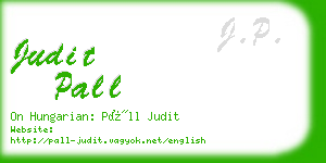 judit pall business card